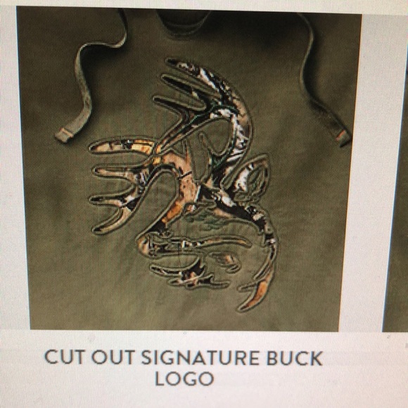 Legendary WhiteTails Camo Pullover Hooded Sweatshirt Sz Lg - Picture 10 of 13